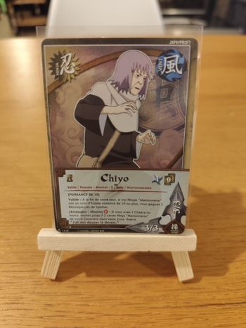 Chiyo NI-1418 carte Naruto série 24 Sage's Legacy rare brillante