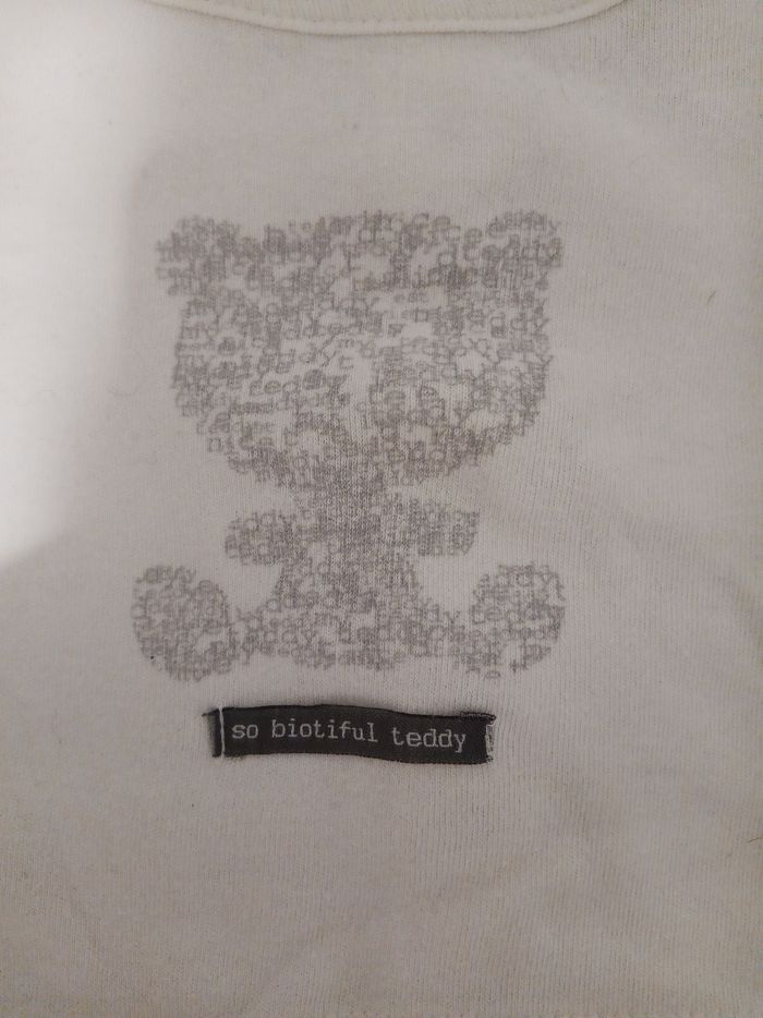 Haut ML " so biotiful teddy" _ T.56cm - photo numéro 2