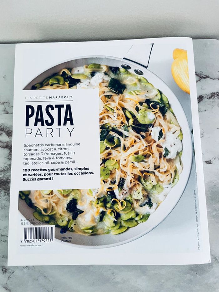 Livre Pasta Party 100 recettes Les Petits Marabout Neuf - photo numéro 2
