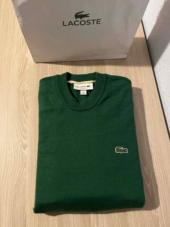 🐊 Pull Lacoste – Vert – Taille M – État impeccable