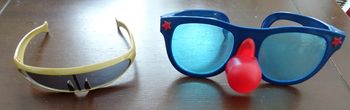 Lot de lunettes pour déguisement enfant