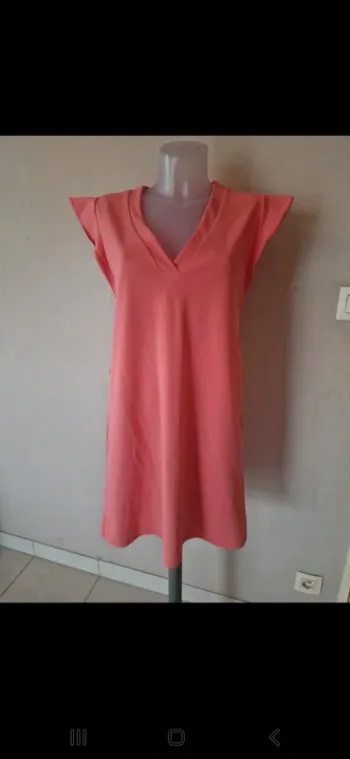 Belle robe été purple's  corail taille m