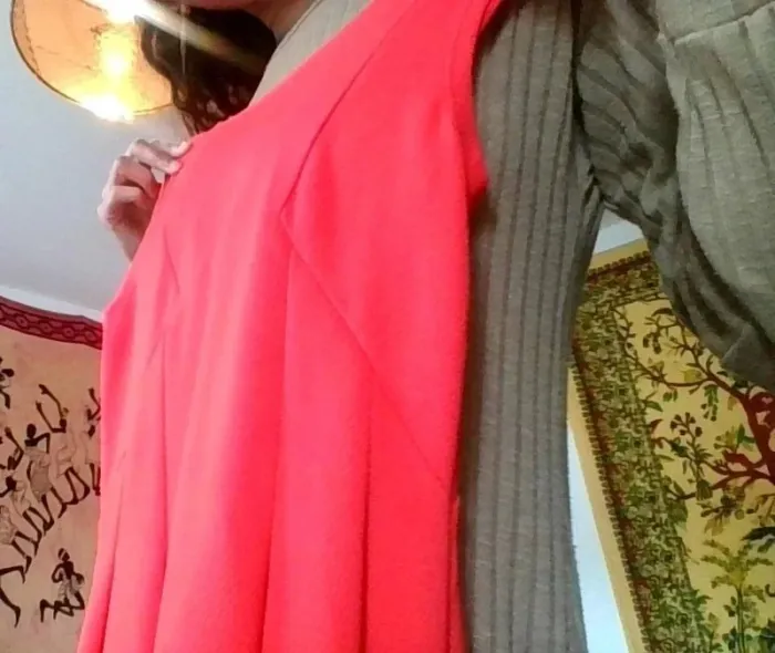 Robe Pimkie rose orangée/corail flashy. - photo numéro 4