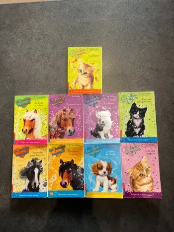 Lot livres les animaux magiques