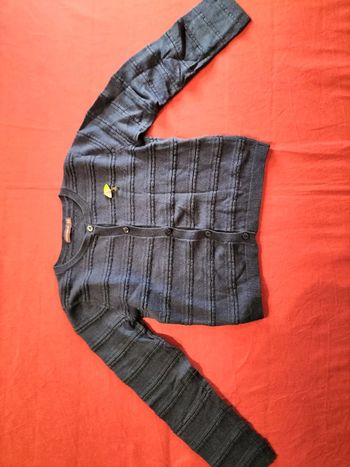 gilet bleu marine manches longues 6 ans Sergent Major