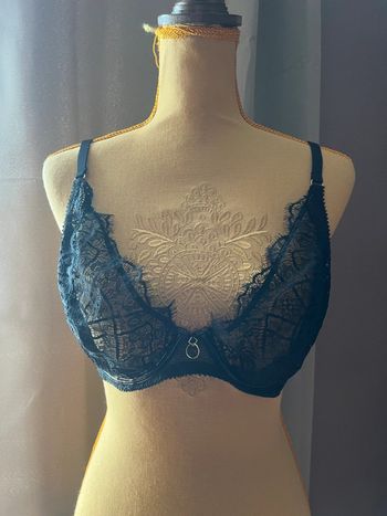 Soutien gorge 100D sexy dentelle cuir