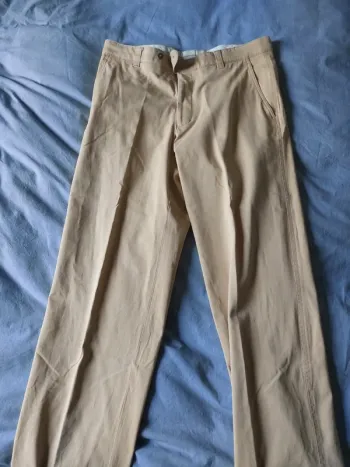 Pantalon beige large
