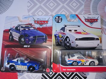 2 voitures cars disney mattel metal neuf cars disney pixar mattel