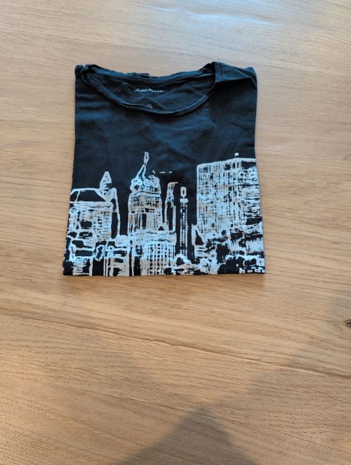 Tee shirt manches courtes imprimé