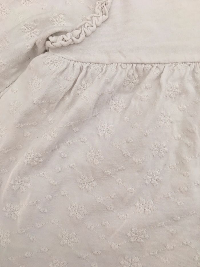 Haut blanc fille Zara 12-18mois - photo numéro 3