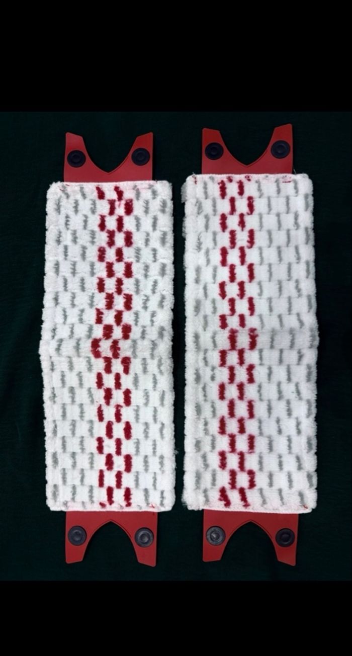 Lot de 2 serpillières compatible balai Vileda - photo numéro 2