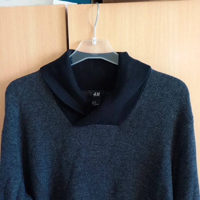 Pull gris chiné h&m - photo numéro 2