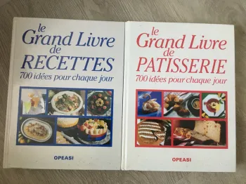Lot le grand livre de recettes et le grand livre de pâtisserie