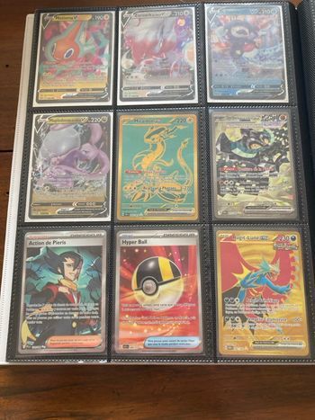 Lot de 9 cartes Pokémon françaises 