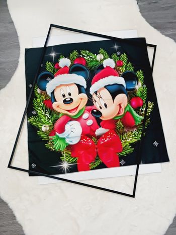 Decoration murale Impression sur toile tissus 70x70 neuf à encadrer