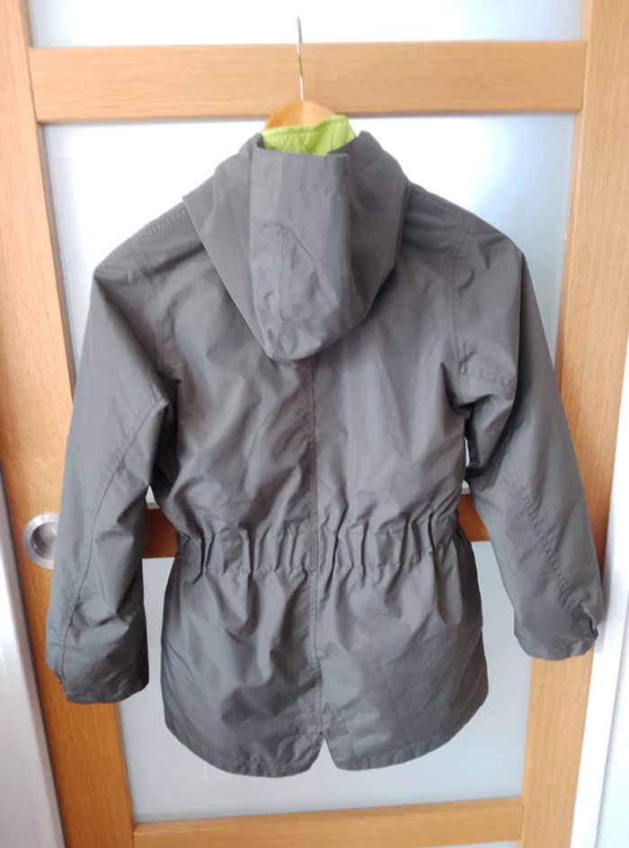 Manteau Veste longue doublée à capuche - Fille 10 ans - photo numéro 4