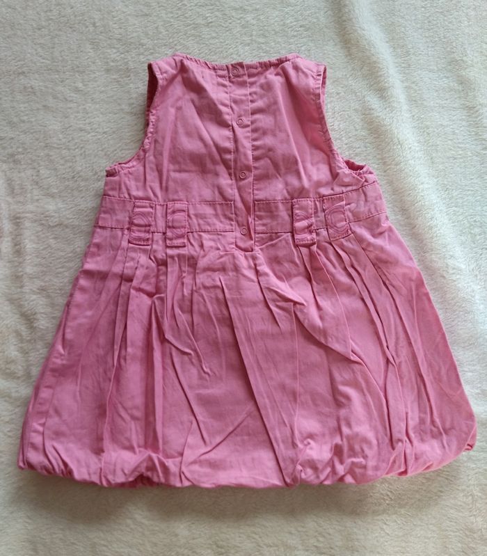 Robe mi-saison/hiver rose MINI POUCE, Taille 18 mois - photo numéro 2