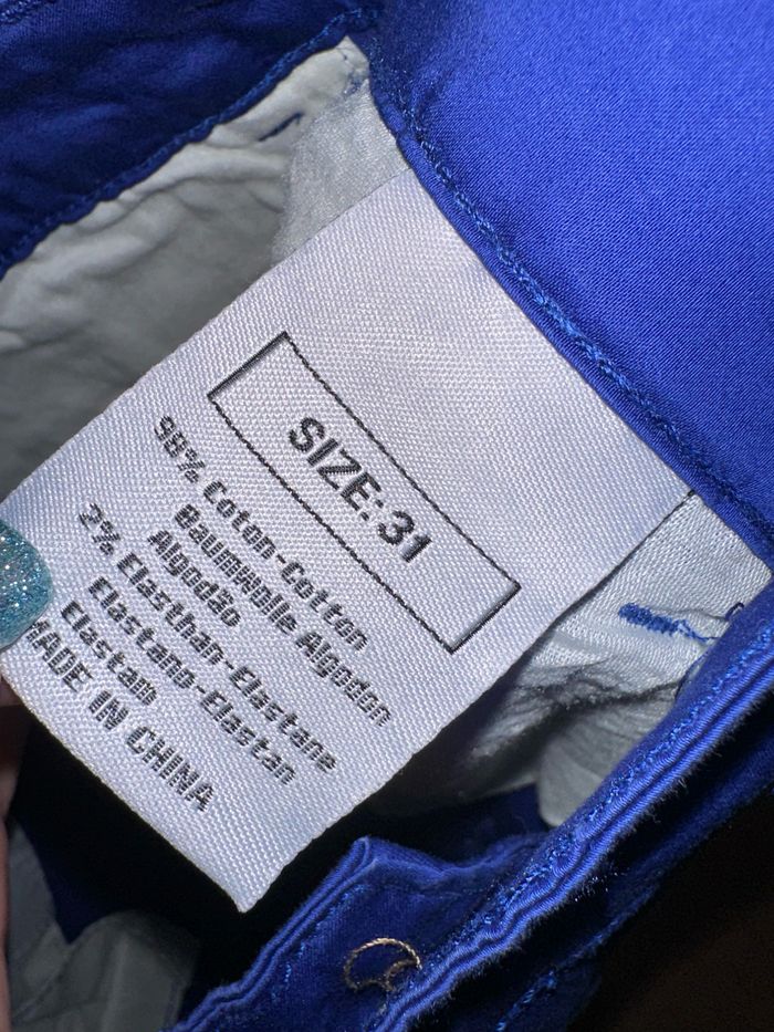 Chino bleu taille 40 - photo numéro 4