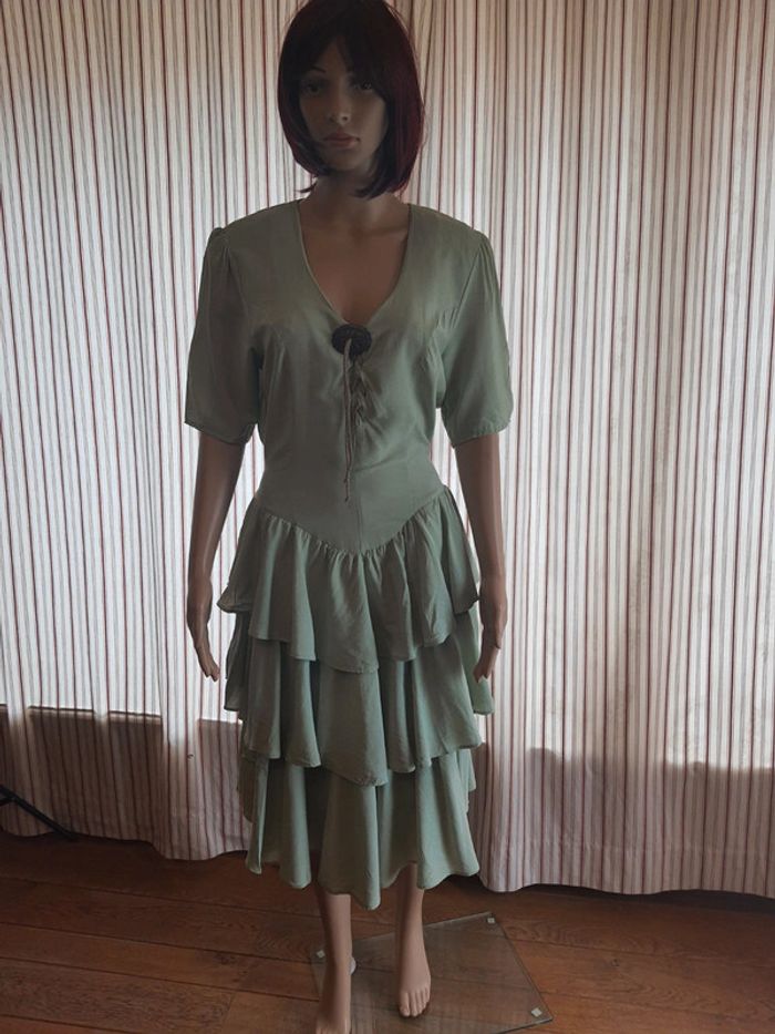 Magnifique robe Electric Blue taille 42 vert - photo numéro 2