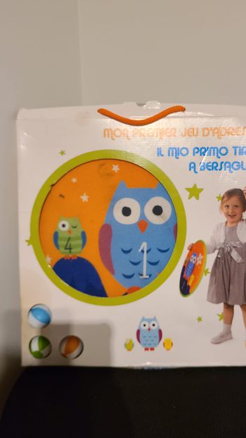 Jeu Cible enfant + balles scratch