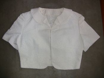 Veste faite main blanche Taille 38