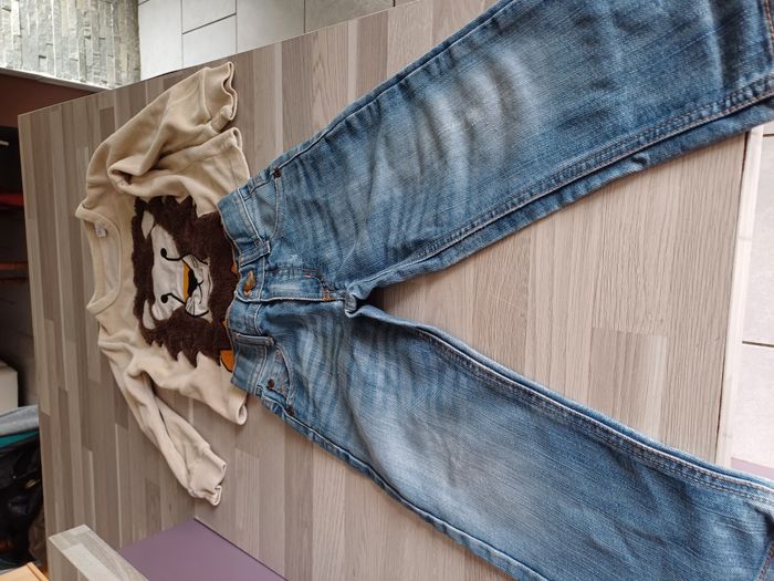 jeans et polo manches longues pour garçons Taille 2 ans - photo numéro 2