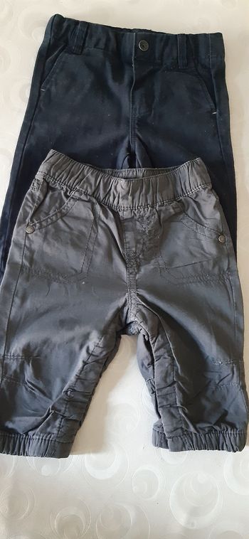 Lot de 2 pantalons 3 mois