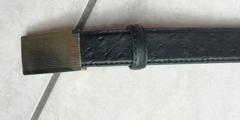 Ceinture boucle dorée