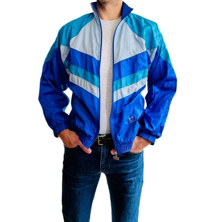 🔷Veste survêtement vintage Leopard Streetwear Color block vibes 90s Track Jacket🔷 - photo numéro 5