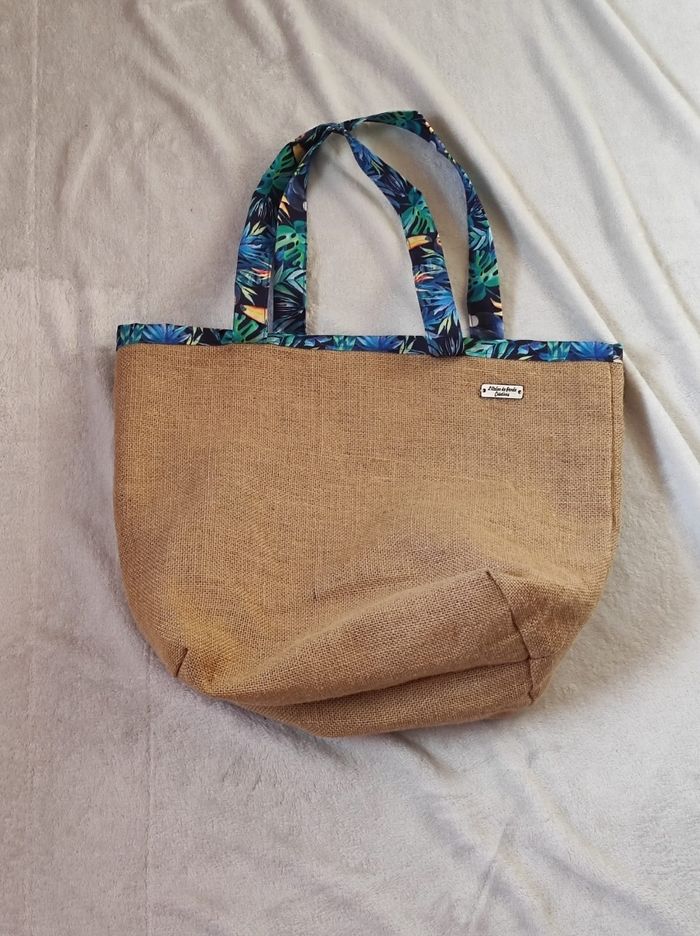Sac en toile et tissu - photo numéro 2