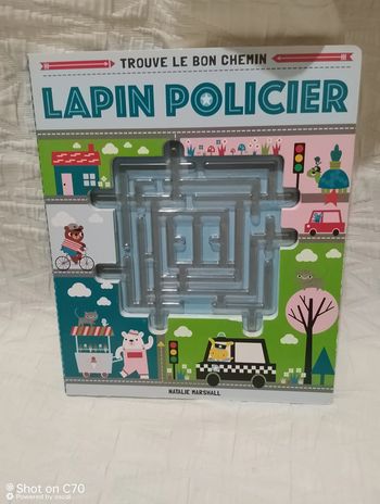 Livre Lapin policier Trouve le bon chemin
