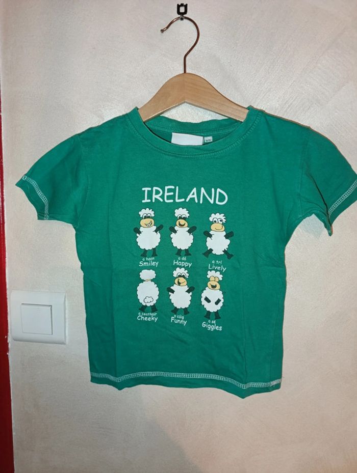 Tee shirt rigolo 3/4 ans Irlande
