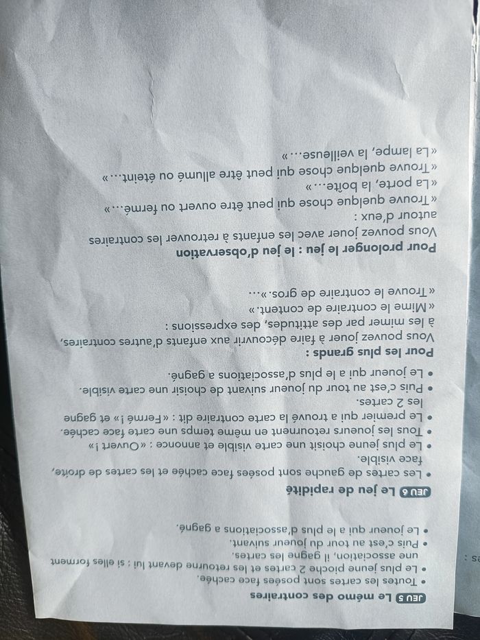 Jeu "Les contraires" - La petite école - photo numéro 8