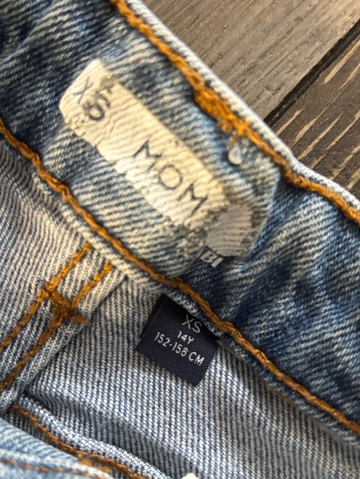 Jean mom XS taille haute - photo numéro 4