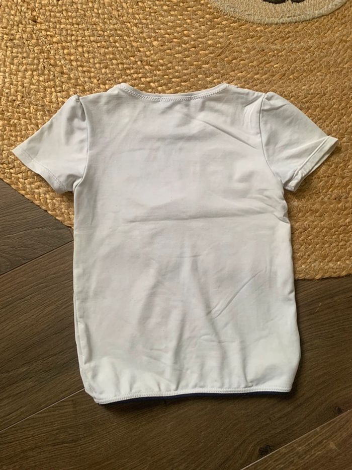 Ensemble t-shirt UV MC culotte maillot bain blanc Obaibi 23 mois 2 ans - photo numéro 6