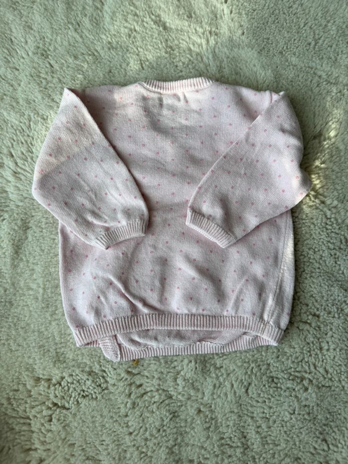 👚 lot gilet + pull - bébé fille - 3 mois - Kiabi tape à l’oeil- très bon état - photo numéro 9