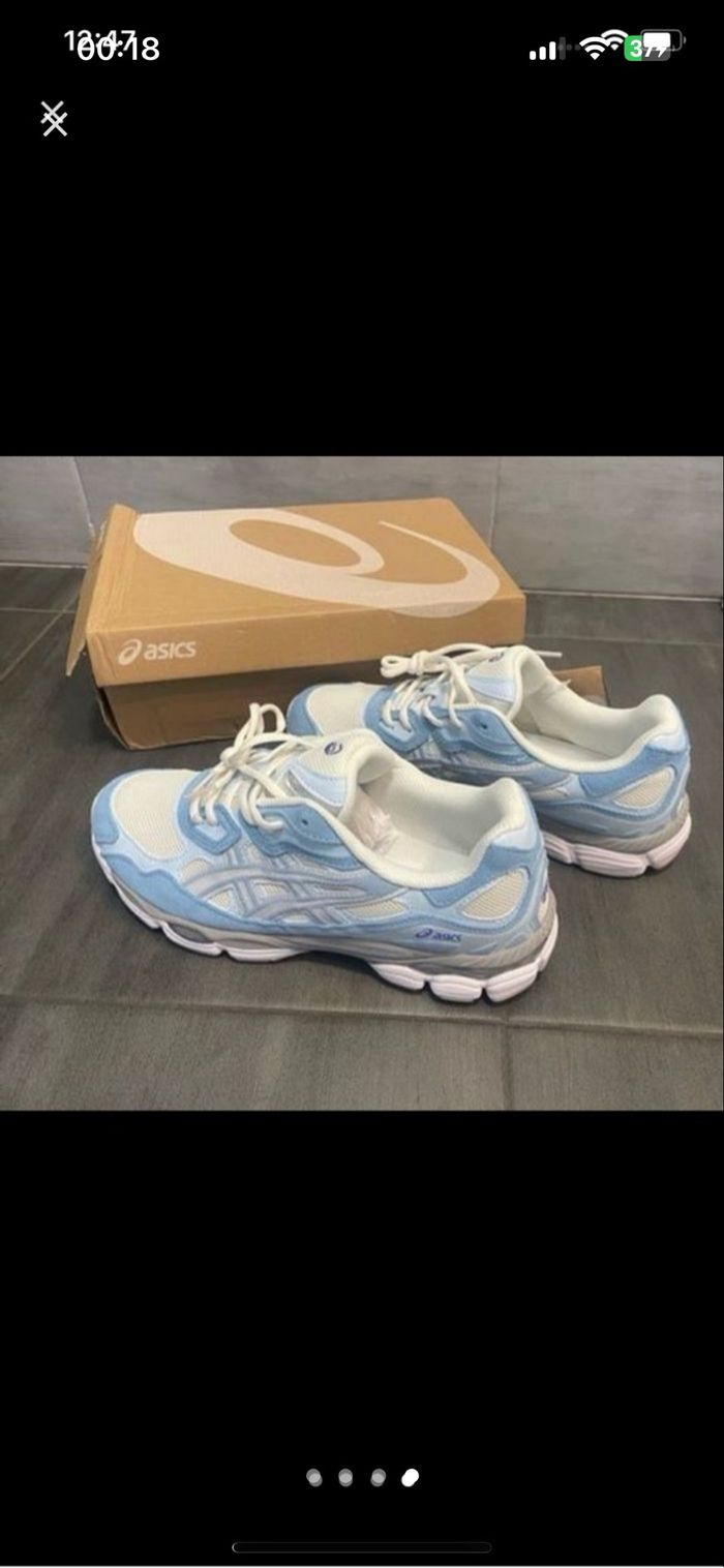 Asics gel nyc arctic sky bleu blanche 40 - photo numéro 4