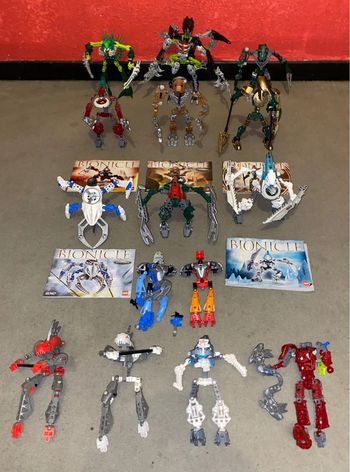 Grand lot Lego Bionicle X15