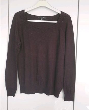 Pull violet prune Etam taille 40