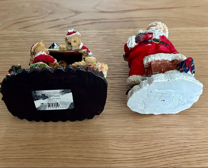 Jolies Décorations de Noël Vintage avec Père Noël et Oursons - photo numéro 7