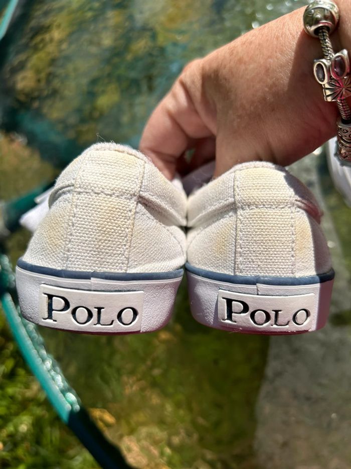 Lot de 2 baskets en toile 29 et 30 Ralph Lauren - photo numéro 3