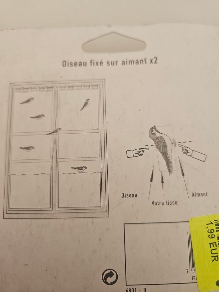 Oiseaux aimanté - photo numéro 2