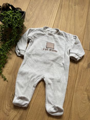 Pyjama velours petit gâteau mixte