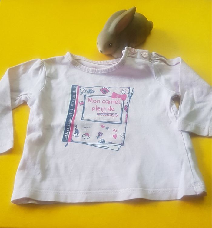 Haut manches longues bébé fille - photo numéro 1