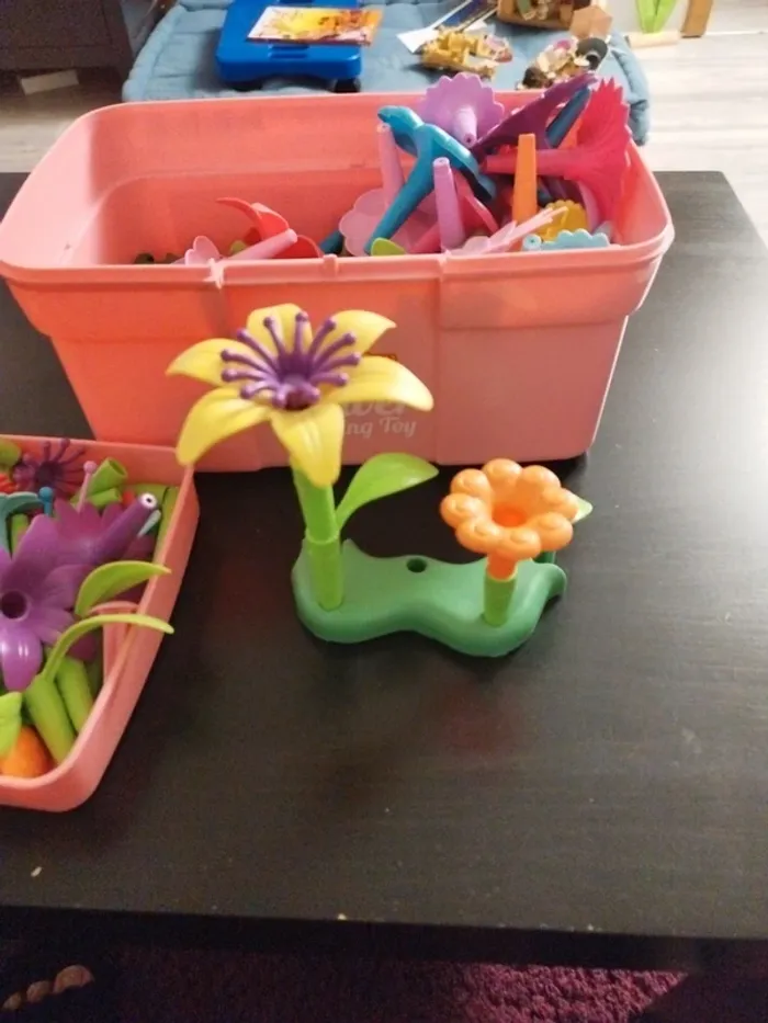 Jeu construction de jardin fleuri - photo numéro 4