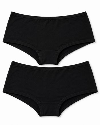 Lot de shortys femme noirs