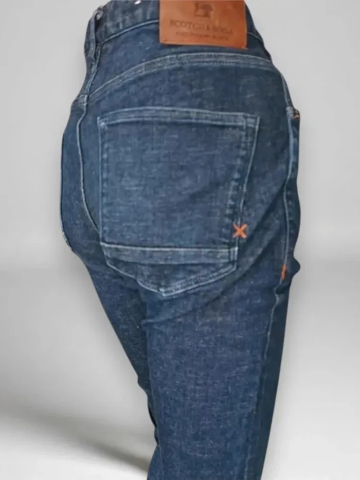 Jean Scotch & Soda coupe skinny 7/8iem ,taille haute ,stretch - photo numéro 7