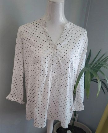 Blouse a pois femme taille 42