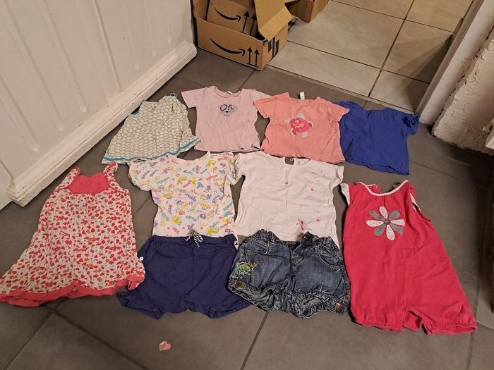 Lot vêtements fille été 24 mois