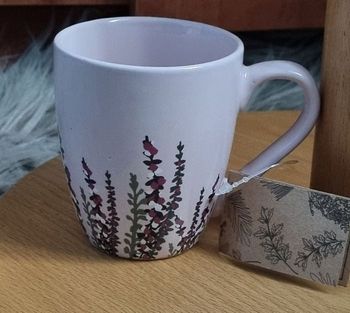 Tasse motifs fleurs